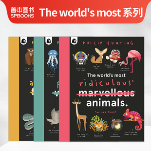 动物 The 世界上荒谬 Most 英文原版 笨动物 Animals 残暴动物 进口儿童绘本幽默启蒙知识 可单拍 Ridiculous World