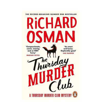 【预售】 The Thursday Murder Club 1，周四推理俱乐部 系列首作 英文原版图书籍进口正版 Richard Osman 善本图书