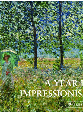 【现货】[PRESTEL出版]A Year in Impressionism 印象派的一年 365幅经典画作 英文原版
