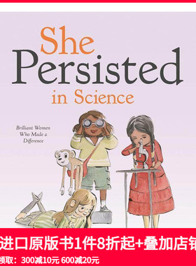 【预售】科学是她的终身事业 She Persisted in Science 启蒙书籍