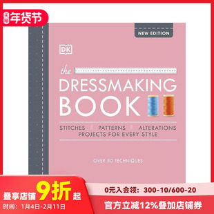 【预售】服饰指南:80多种裁缝技巧 The Dressmaking Book: Over 80 Techniques 原版英文服装设计