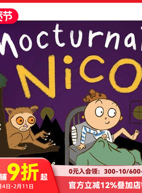 【预售】夜行的尼科 Nocturnal Nico 原版英文儿童绘本 善本图书