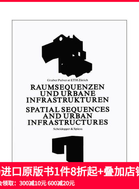 【预售】空间序列与城市基础设施 Spatial Sequences and Urban Infrastructure 原版英文城市规划 善本图书