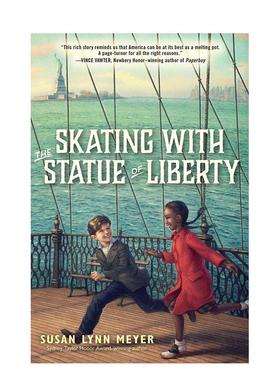 【现货】和自由女神像滑冰 Skating W/Statue Of Liberty 原版英文儿童故事 善本图书