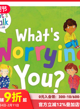 【预售】【一起谈谈吧】你在担忧什么？ 【Let's Talk】What's Worrying You? 原版英文儿童绘本 善本图书