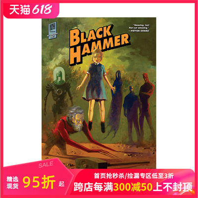 【预售】英文漫画 黑锤子图书馆版第1卷  Black Hammer Library Edition Volume 1 图像小说 正版进口书籍 Dark Horse Books 善本