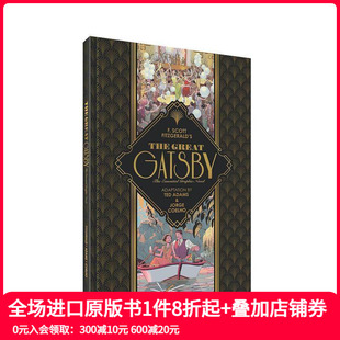 了不起 善本图书 英文漫画书 Essential 现货 英文漫画 Graphic The 盖茨比：图像小说 原版 Great Novel Gatsby