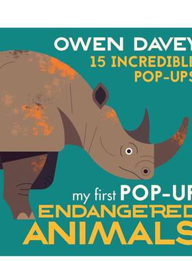 【现货】【立体书】濒危动物 My First Pop-Up Endangered Animals 原版英文儿童立体
