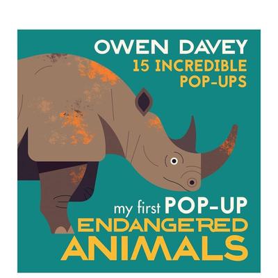 【现货】【立体书】濒危动物 My First Pop-Up Endangered Animals 原版英文儿童立体
