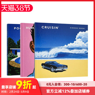 【预售】永井博作品集3本套装：POOLS+CRUISIN+HUMAN NATURE 復刊ドットコム 日文原版进口艺术绘画画册 善本图书
