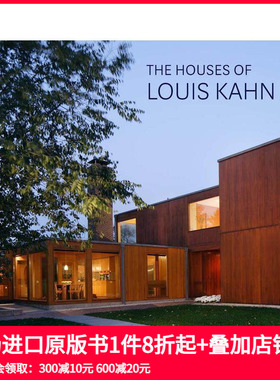 【预售】[耶鲁大学出版社]The Houses of Louis Kahn 路易斯.康的房子