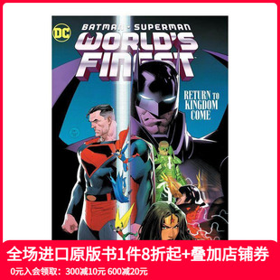 精装 现货 Batman 卷4 蝙蝠侠 原版 Vol. Superman 英文漫画书 超人：世界之巅 Finest DC漫画 善本图书 World
