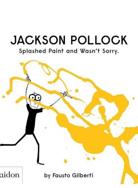 【现货】Jackson Pollock 杰克逊·波洛克滴流画艺术 英文原版儿童启蒙