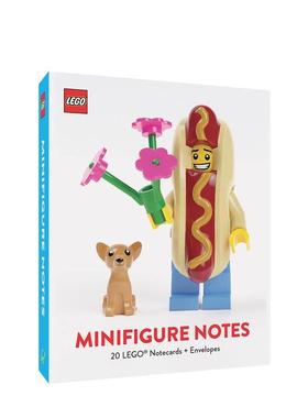 【预售】乐高迷你人物笔记本 LEGO Minifigure Notes 原版笔记本Notebook 善本图书