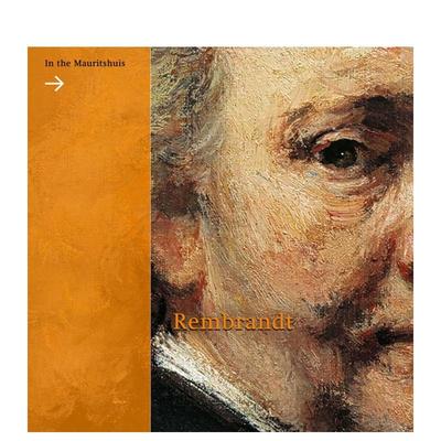 【预售】莫瑞泰斯美术馆的伦勃朗 Rembrandt in the Mauritshuis 原版英文艺术画册画集 善本图书