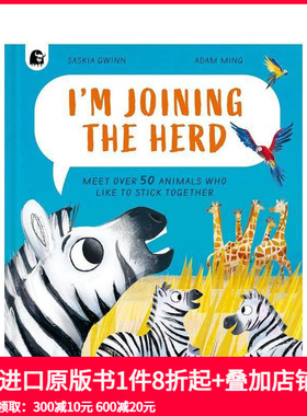 【预售】【动物生存方式】我要加入兽群 【How Animals Live】I'm Joining the Herd 原版英文儿童绘本