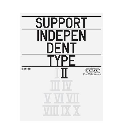 【预售】独立字体设计II Support Independent Type II 原版英文字体图案标志设计 字体排印创意字型 善本图书