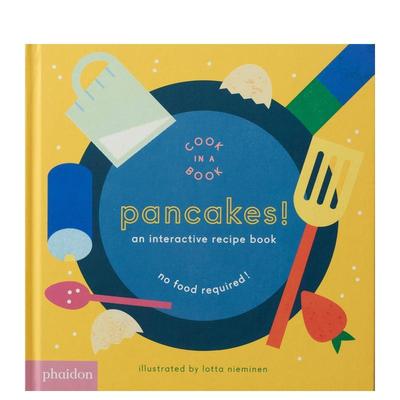 【现货】煎饼！ 【Cook In A Book】Pancakes!: An Interactive Recipe Book 原版英文儿童绘本
