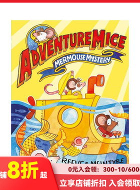 【现货】冒险萌鼠团：萌鼠人鱼之谜 Adventuremice: Mermouse Mystery 原版英文儿童桥梁书 6岁以上幽默趣味桥梁书系列 善本图书
