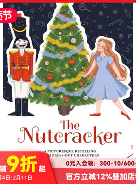 【预售】纸上风采：胡桃夹子:礼物书 【Paperscapes】The Nutcracker 原版英文儿童绘本