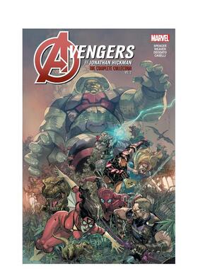 【预售】复仇者联盟 完整版合集 卷2 Avengers By Jonathan Hickman 原版英文漫画书 漫威Marvel 善本图书