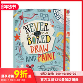 and 预售 绘画Never Bored Paint 不会无聊 英文原版 儿童艺术启蒙绘本 Get Draw 艺术入门启发