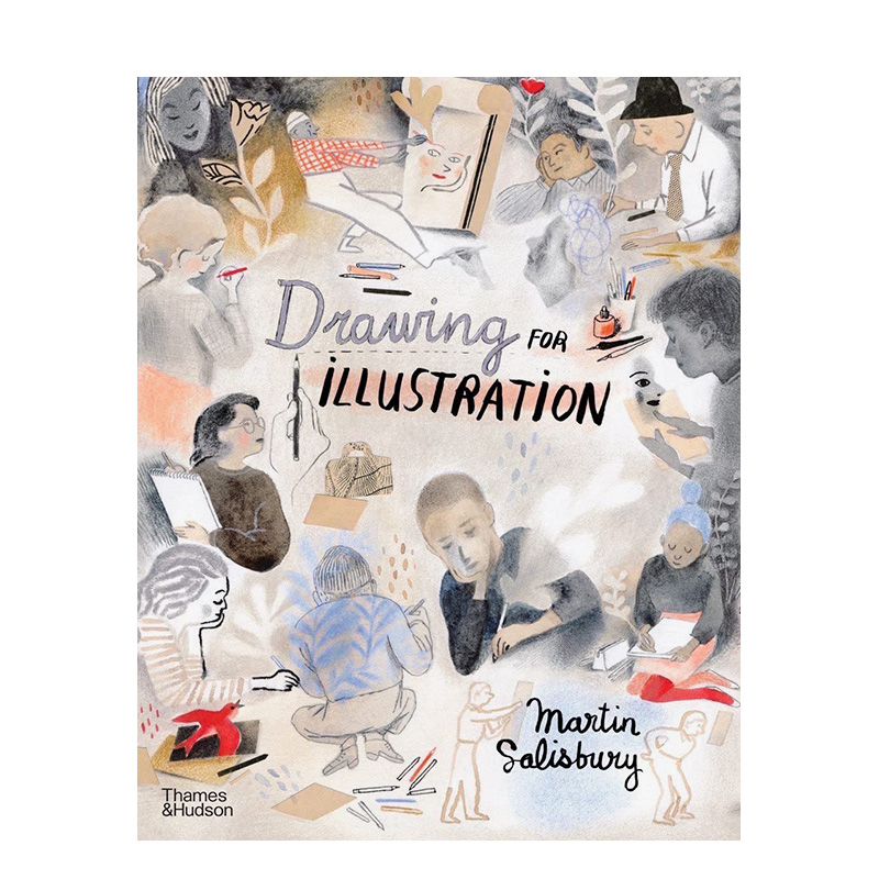 【现货】作为插画的绘画 Drawing for Illustration T&H 英文原版进口艺术作品集画册画集 善本图书 - 封面