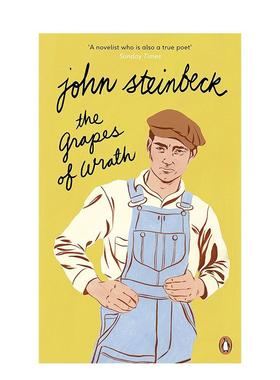 【预售】【诺贝尔文学奖约翰·斯坦贝克】愤怒的葡萄 时尚插画师Bijou Karman系列封面The Grapes of Wrath 英文文学小说 善本图书