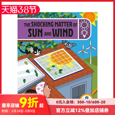 【预售】儿童侦探：太阳与风的惊人事件 Kid Detectives: The Shocking Matter of Sun and Wind 原版英文儿童绘本 善本图书
