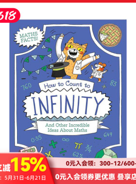 【预售】【橘猫博士科学笔记】数到无穷大-数学篇 How to Count to Infinity  原版英文儿童漫画 爆笑科普漫画
