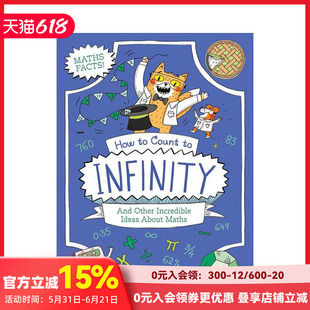 【预售】【橘猫博士科学笔记】数到无穷大-数学篇 How to Count to Infinity  原版英文儿童漫画 爆笑科普漫画