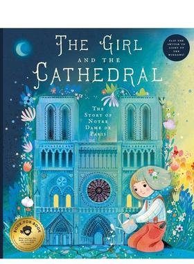 【现货】女孩与大教堂 巴黎圣母院的故事 The Girl and the Cathedral 原版英文儿童绘本 善本图书