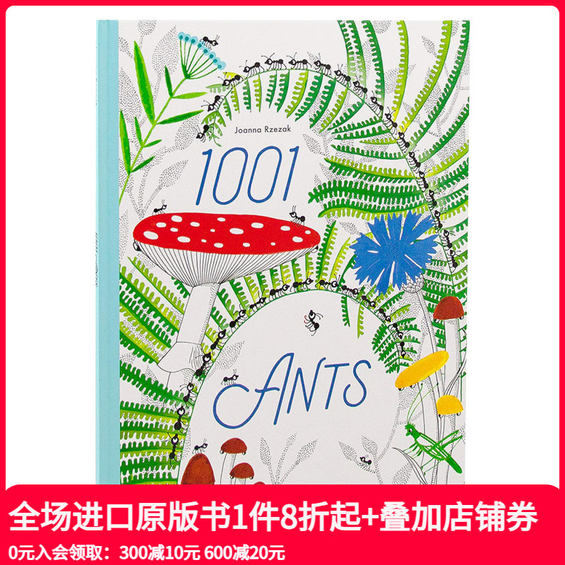 【预售】【T&H】1001 Ants 1001只蚂蚁 英文原版儿童知识绘本