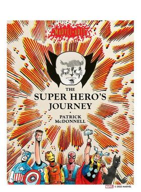 【现货】【漫威艺术】超级英雄之旅 Patrick Mcdonnell 【Marvel Arts】The Super Hero's Journey 原版英文漫画 善本图书