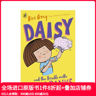 Banks 黛西 烦恼 小猪银行 and Piggy 原版 with 冒险故事 Trouble the 善本图书 英文儿童章节书 Daisy 预售