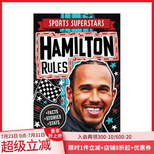进 Lewis 英文漫画 Rules Hamilton 正版 现货 英文原版 运动明星特辑：F1赛车手：刘易斯·汉密尔顿 Sports 图像小说 Heroes