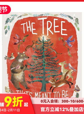 【预售】命中注定的树 Yuval Zommer 圣诞绘本 The Tree That's Meant to Be 原版英文儿童绘本