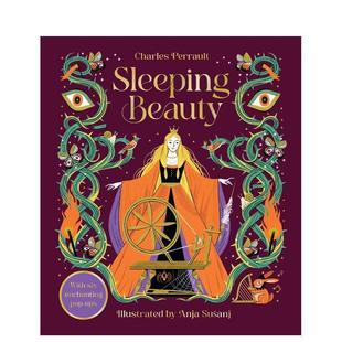 Sleeping 预售 Gilded Beauty 经典 童话立体书 英文儿童立体 闪耀经典 童话 睡美人 原版 Fairytales