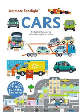 【现货】【*致焦点翻翻立体书】交通工具 【Ultimate Spotlight】Cars 原版英文儿童趣味