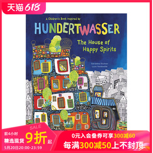 现货 绘本英文原版 House Spirits欢乐屋：受百水先生启发 The Happy 童书