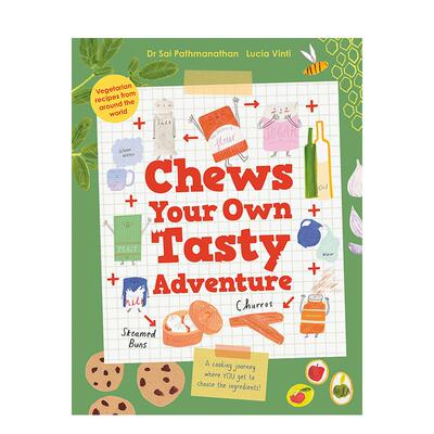 【预售】咀嚼自己的美味冒险 Chews Your Own Tasty Adventure 进口原版英文儿童绘本 善本图书