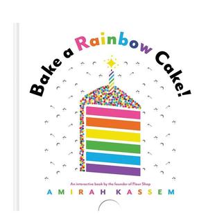 Bake 英文儿童绘本 预售 善本图书 原版 烤一个彩虹蛋糕吧 Cake Rainbow