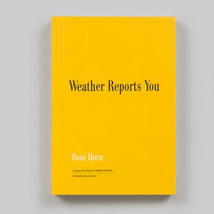 【预售】摄影集 罗尼·霍恩：天气预报 Roni Horn: Weather Reports You 原版英文艺术作品集 善本图书
