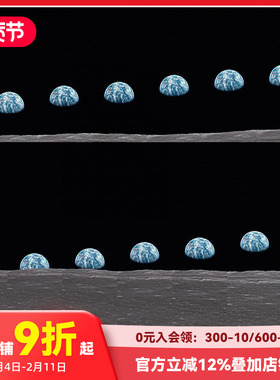 【预售】【TASCHEN限量版挂画】Buzz Aldrin 巴兹·奥尔德林 阿波罗11号《地出序列》