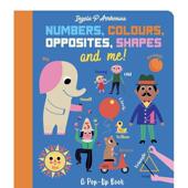 and Numbers 翻翻书 Opposites 数字 Colours 现货 反义词和我 英文儿童趣味 颜色 原版 Shapes