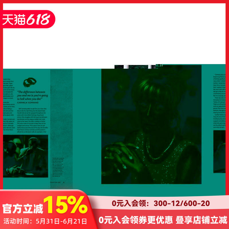 【预售】黑道家族：完整视觉历史 The Sopranos: The Complete Visual History 原版英文生活 善本图书
