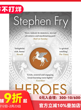 【预售】【油炸叔希腊神话】英雄（平装） Stephen Fry's Greek Myths: Heroes 原版英文人文历史 善本图书