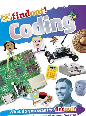 【预售】译码 DKfindout! Coding 原版英文儿童趣味 善本图书