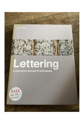 【现货】工艺字手册 Lettering a refernce manual of techniques 英文原版设计