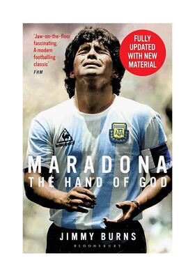 【预售】马拉多纳：足球运动员的一生 Maradona: The Hand of God 原版英文文学传记 善本图书